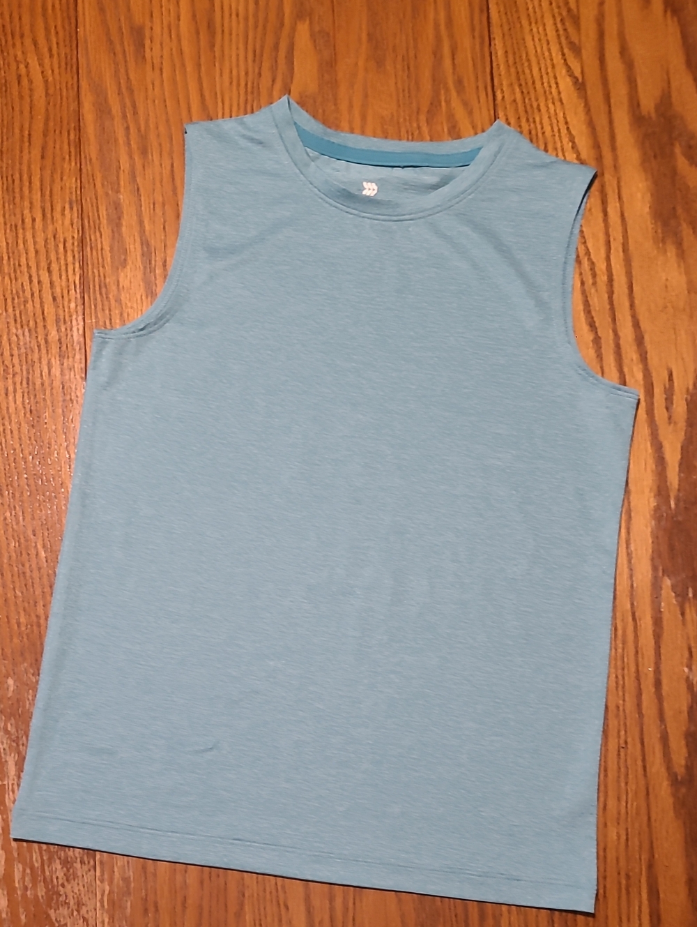 All On Motion Blue Sleeveless Crewneck Top - Boy's Medium